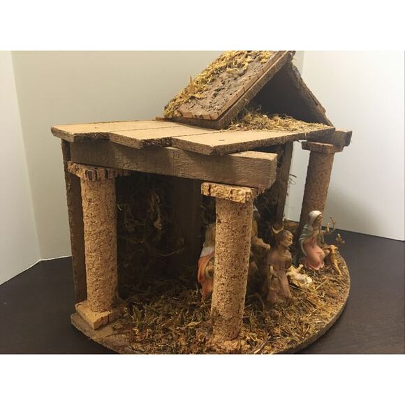 Nativity Scene Set 9 Piece Figurine Made in Italy Handmade Christmas Vintage - Picture 4 of 15